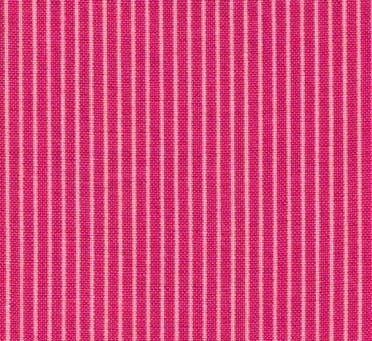 FAT QUARTER Lecien Japanese Import Fabric - Mini Hot Pink Stripes of Minny Muu 3650P