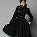 Double Breasted Wool Olga Coat