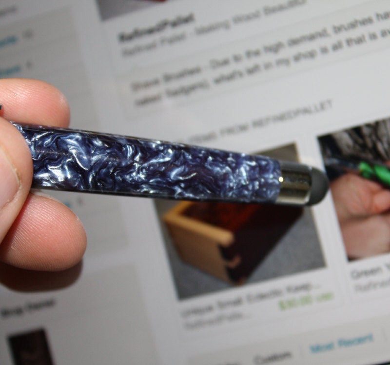 Soft Touch Stylus in Blue Crush