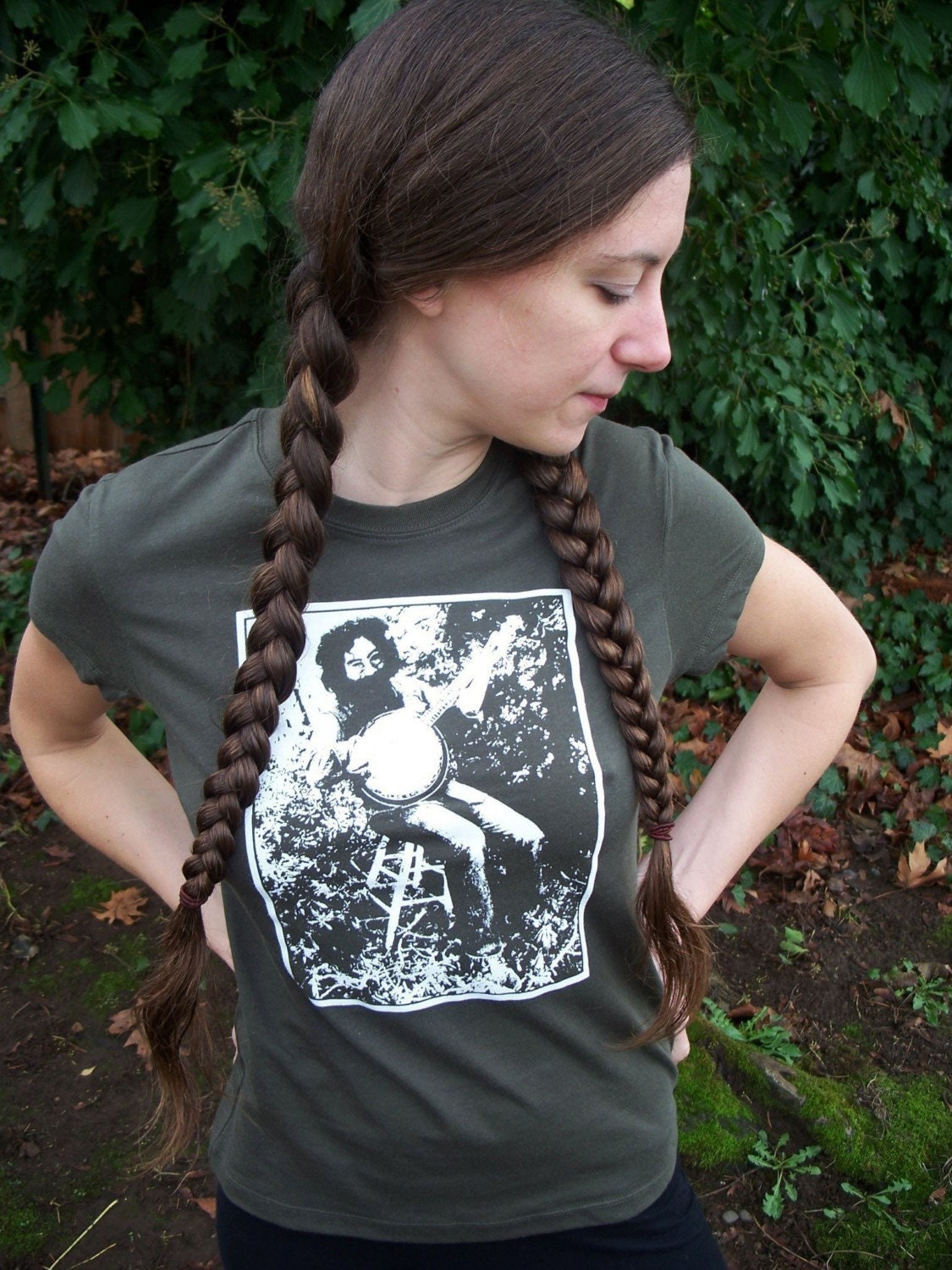 Banjo Jerry Garcia Womens Shirt By Samonberry On Etsy