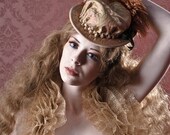 The Viola - Renaissance Riding Bonnet - Hat