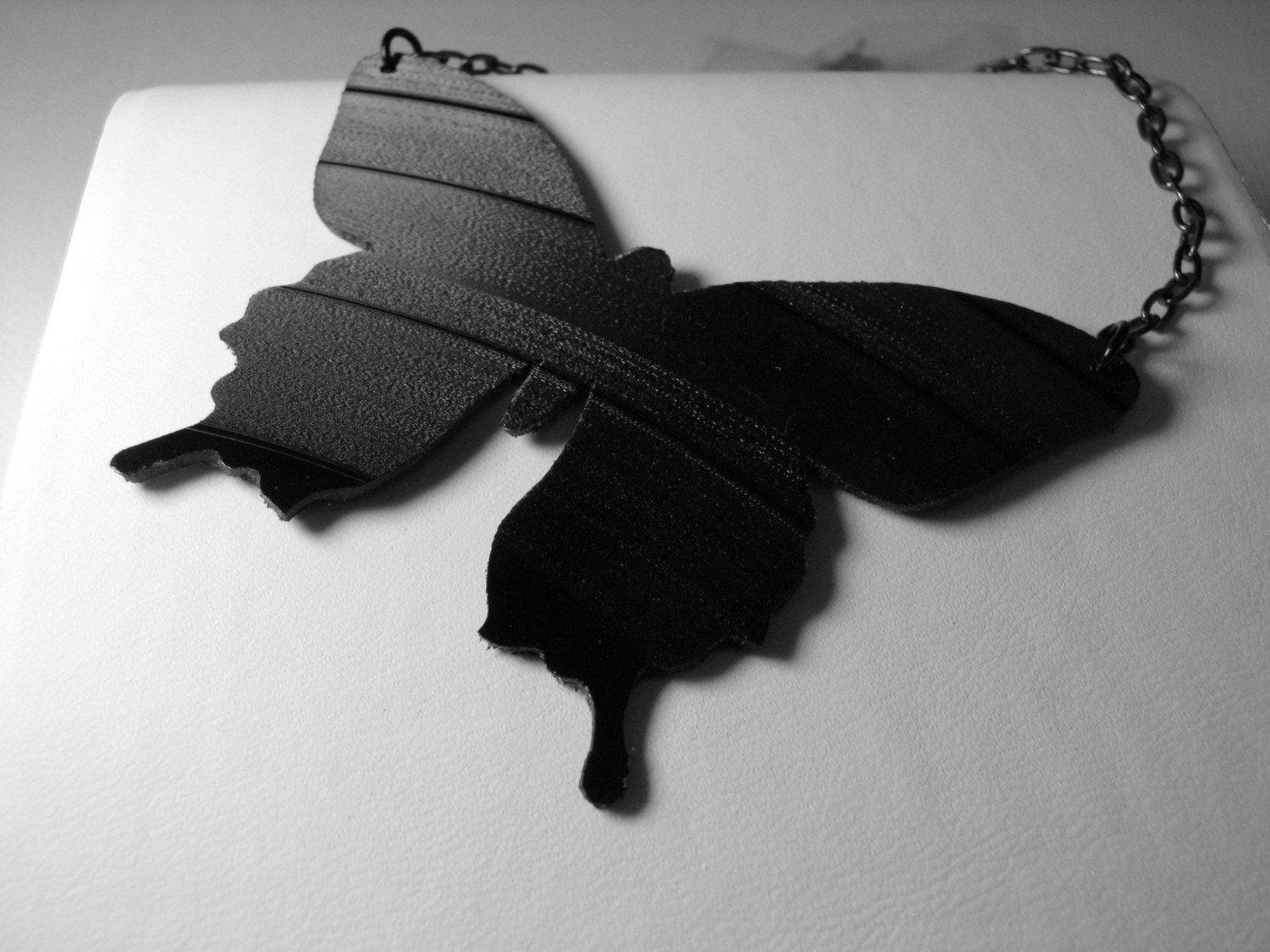 Swallowtail Butterfly Recycled Record Silhouette