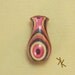 Wooden Focal Bead -French Poodle- Dyed Hardwood (DAYSTAR) Katherine Kowalski woodturning