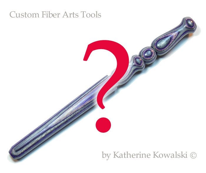 Custom Nostepinde/Nostepinne/Ball Winder - Dyed Hardwood or Natural Wood - (DAYSTAR) Katherine Kowalski woodturning