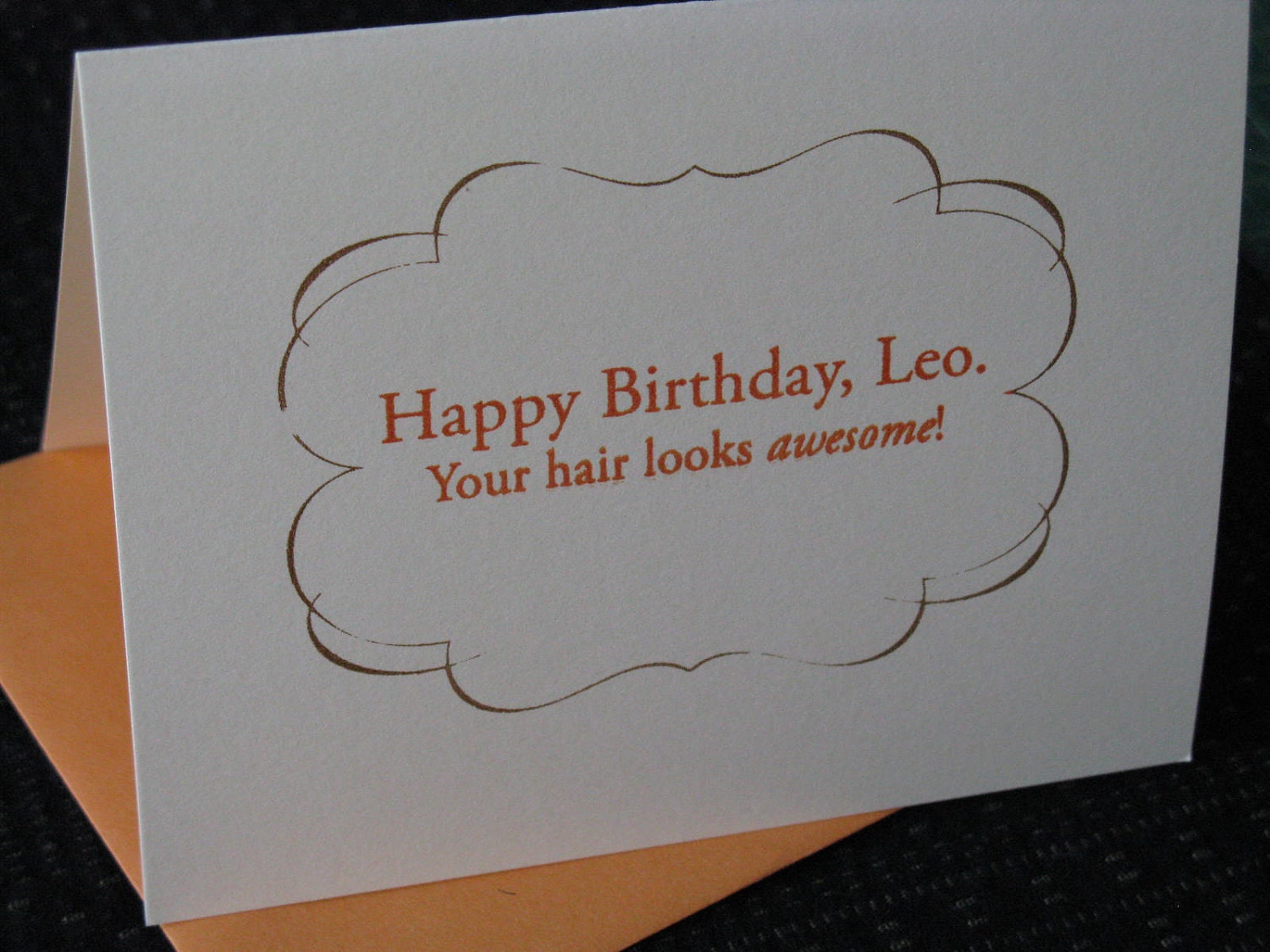 Leo Birthday Card