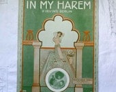 In My Harem Vintage Sheet Music 1913 Irving Berlin