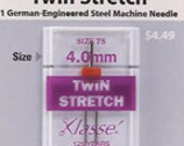 Klasse - Twin Stretch - NEEDLE - 4.0mm