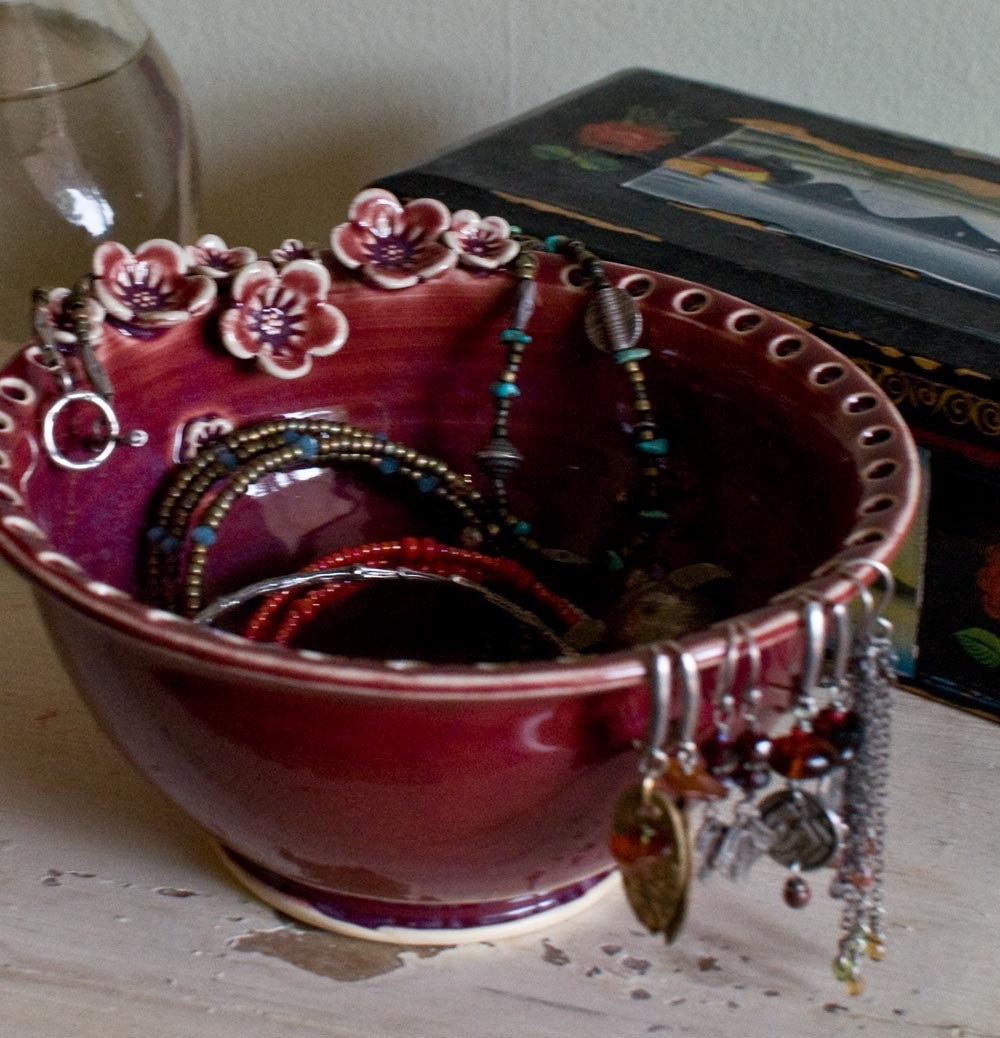 Earring holder, jewelry dish, Earring bowl, Jewelry Bowl organizer, mothers day gift