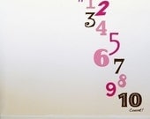 Count Wall Decals