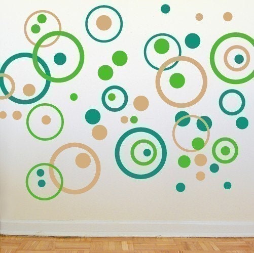 Bubble Wall Decals -  Double Set