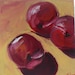 Red Plums Original Oil Painting