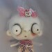 Gina the sweet ghost girl Ooak needle felted art doll