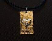 Tears necklace on Leather
