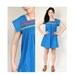 Vintage Rainbow and Teal Mini Dress xs s