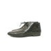size 8 vintage WOVEN black leather ankle boots 38.5