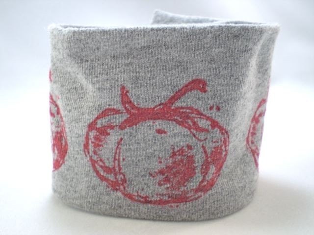 Wrist Cuff Wallet - Tomato Garden - Eco-Friendly