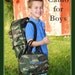 Camo Monogrammed Backpack Boys Personalized School Camoflage bookbag hunting gear kids back pack camping boy scouts