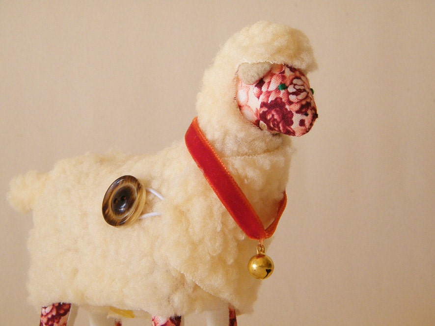 soft toy - sheep - blossom