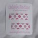 Carlykins Boutique Baby Girl Snap Clip White with Big Pink Dots Infant, Toddler, Children and Teens