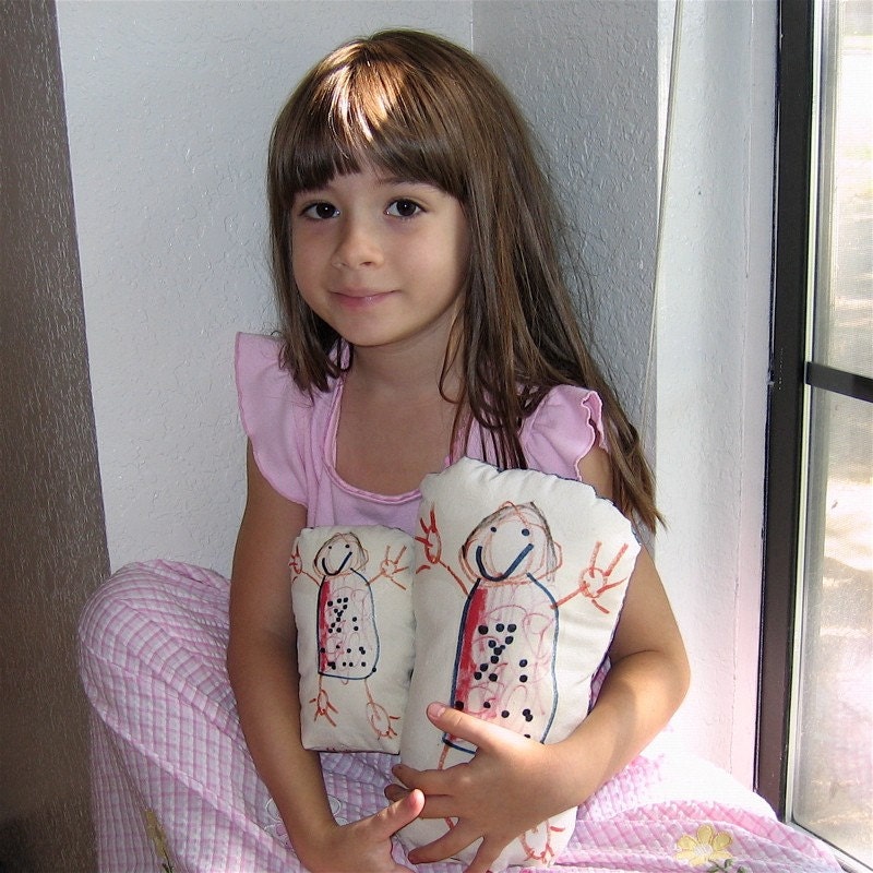 SMALL HUGBABY BY BRYNN MUSLIN DOLL LAVENDER SACHET AUTISM AWARENESS