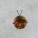 8mm Twilight Topaz in 10k White Gold Necklace