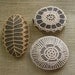 RESERVED Crocheted Lace Stones, Instant Collection of Three, Handmade