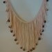 Hot, Tangled, Blur Crocheted Necklace in Cream
