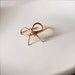 Ribbons -- Goldfilled Ribbon Rings -Wedding Momento, Bridesmaids Jewelry, Valentine Gifts, Everyday Rings, Handwrapped Bows