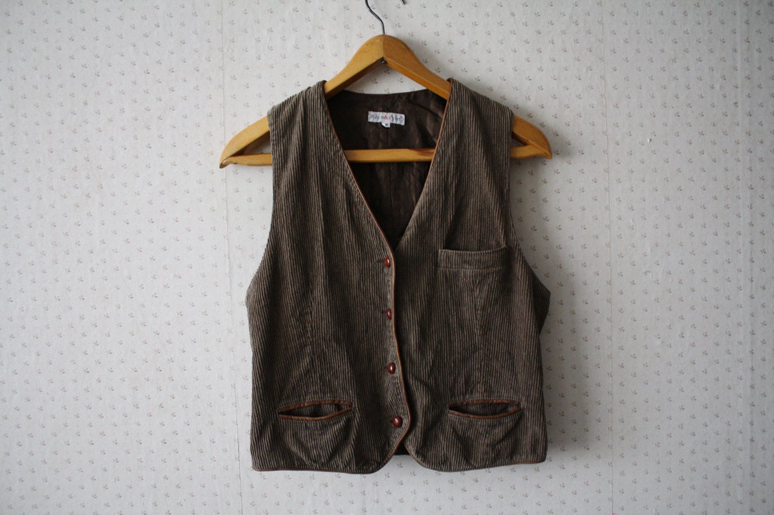 vintage 1990's polarn&pyrnet velvet vest
