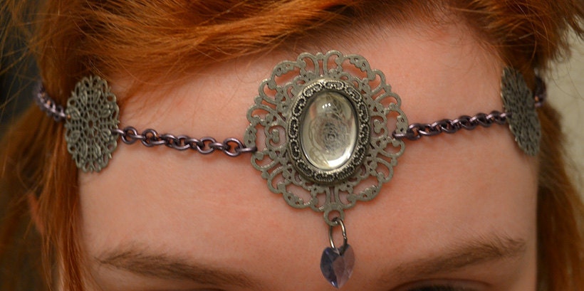 Lavender Rose Circlet