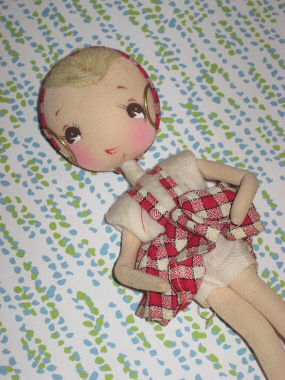 Vintage Japanese Cloth Pose Doll by ShoeFlower on Etsy