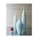 3 Large Blue-Green Stoneware Bottles by Sara Paloma