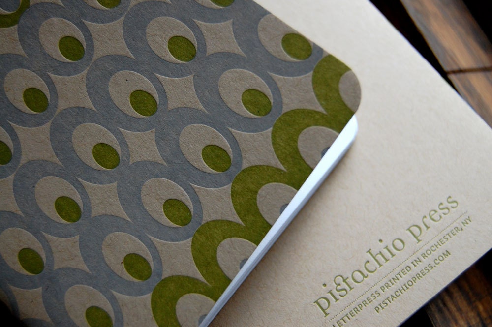 Letterpress Notebook, mid-century, No. 4