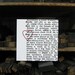 I heart DOG : letterpress and embroidery