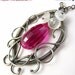 FREE PRIORITY SHIPPING Pink Topaz Necklace
