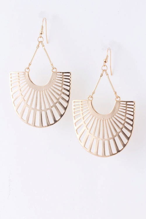 Chandelier Earrings, Filigree Earrings, - BUSHRA
