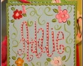 Hand Painted Personalized Wall Art Canvas Plaque