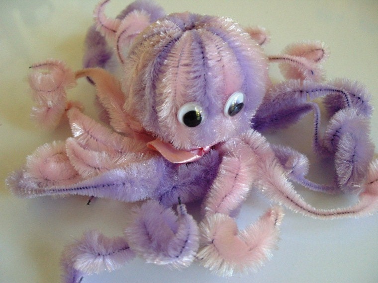Items similar to Vintage Pipe Cleaner Octopus on Etsy