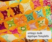 Orange Soda Applique Template