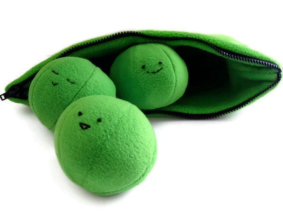 Plush Toy Sewing Pattern PDF - Peas in a Pod - DIY Baby Toy Pattern