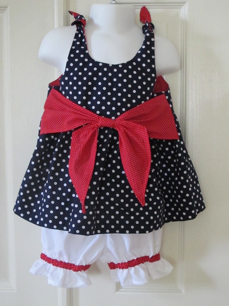 Sewing Pattern PDF - Baby Jumper Dress and Top Pattern with Big Sash Bow
