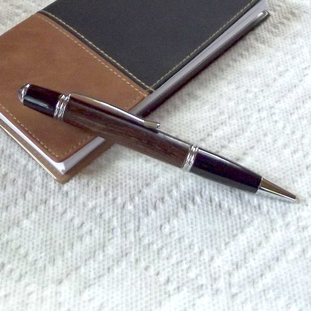 Handcrafted Gatsby Chrome Twist Pen