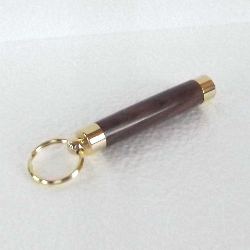 Handcrafted Secret Compartment Gold Keychain