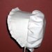 Toddler Sunbonnet White RESERVED for SD