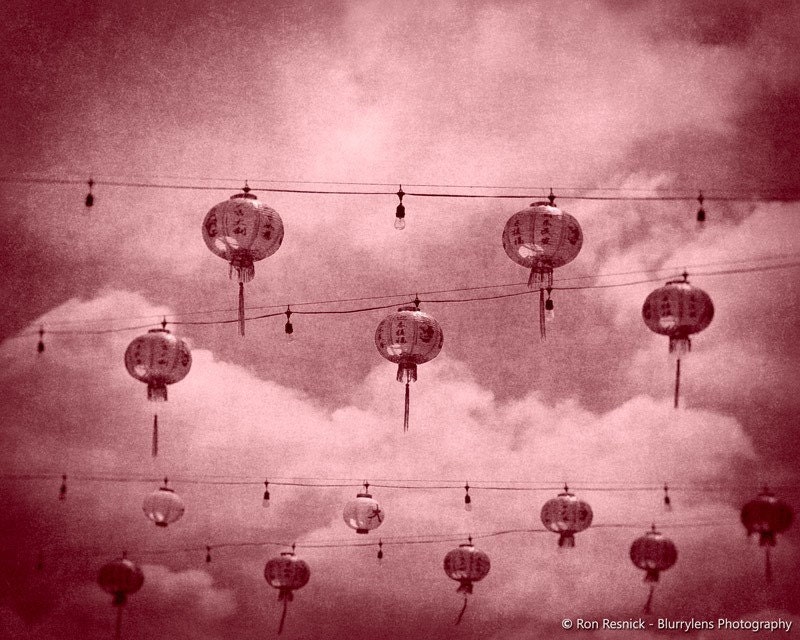 Red Lanterns, Chinatown, Los Angeles - 8 x 10 Fine Art Photograph Print