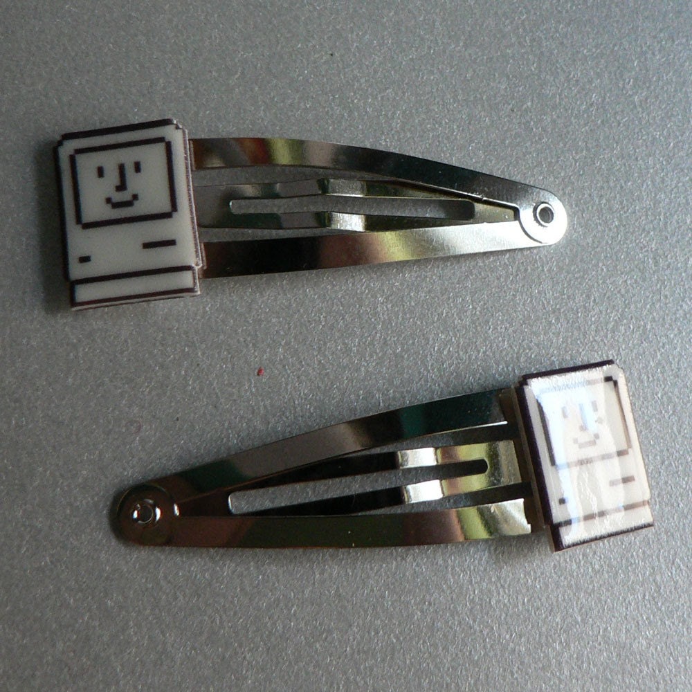 happy mac barrettes