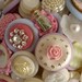 Alices Tea Party Wedding Bridal Button Bouquet and Boutonniere