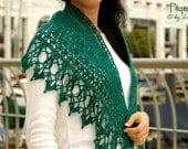 Piquant Crocheted Shawl in PDF File