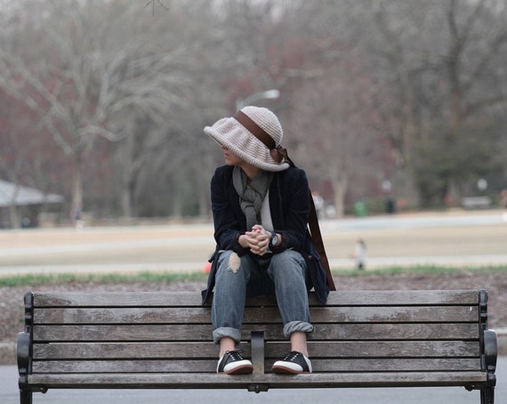 Linen Floppy Sun Hat