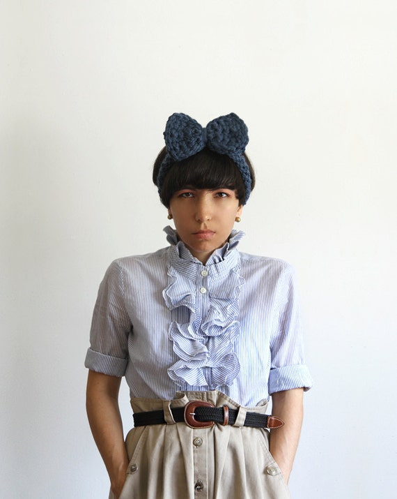 The Minnie Bow in Denim